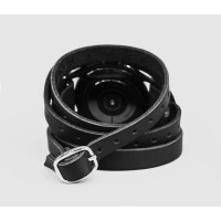 Leather cuff band compatible with Samsung and other Smart watches strap, Handmade UA code 2858