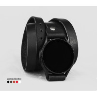 Leather cuff band compatible with Samsung and other Smart watches strap, Handmade UA code 2860