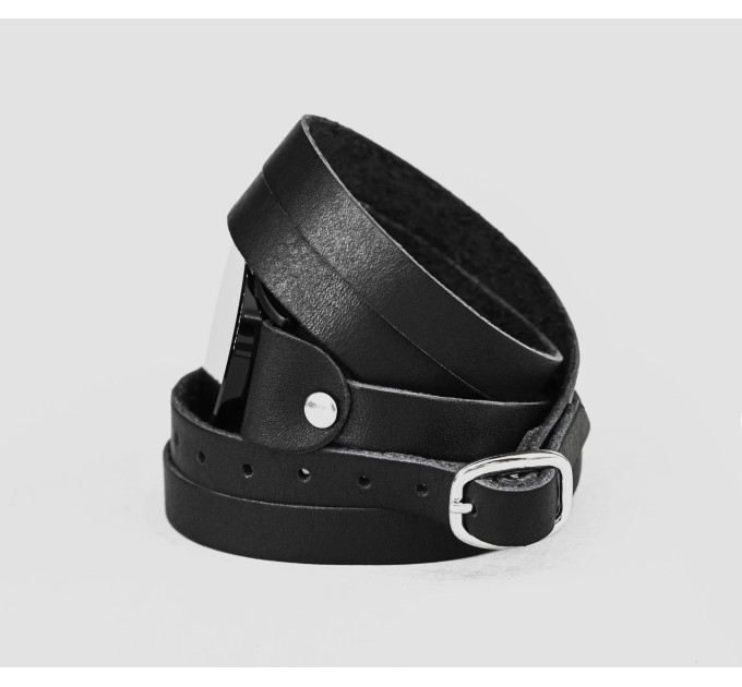 Leather cuff band compatible with Samsung and other Smart watches strap, Handmade UA code 2860
