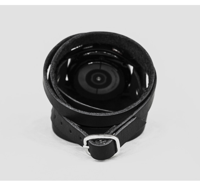 Leather cuff band compatible with Samsung and other Smart watches strap, Handmade UA code 2860