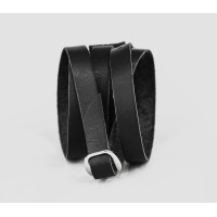 Leather cuff band compatible with Samsung and other Smart watches strap, Handmade UA code 2860