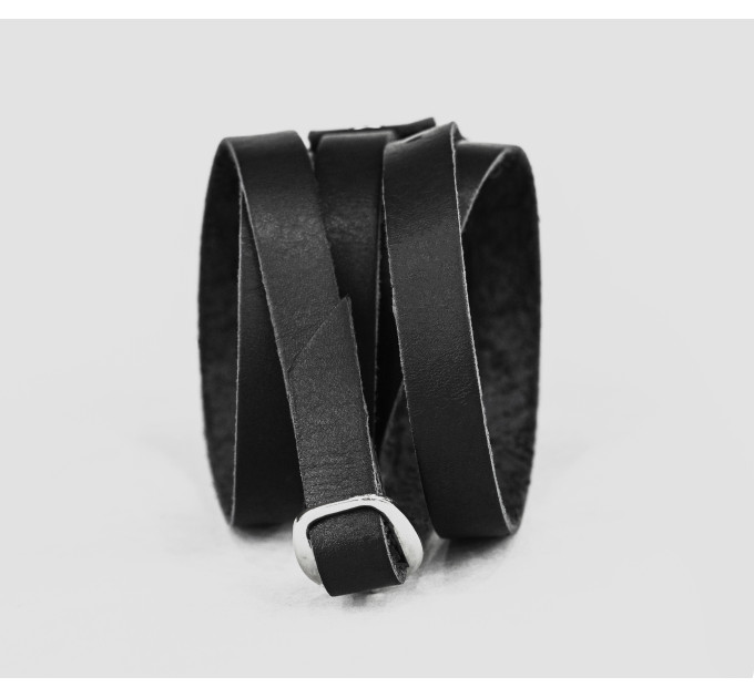 Leather cuff band compatible with Samsung and other Smart watches strap, Handmade UA code 2860