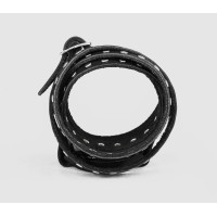 Leather cuff band compatible with Samsung and other Smart watches strap, Handmade UA code 2861