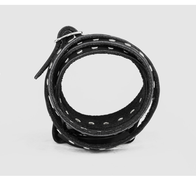 Leather cuff band compatible with Samsung and other Smart watches strap, Handmade UA code 2861