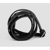 Leather cuff band compatible with Samsung and other Smart watches strap, Handmade UA code 2864