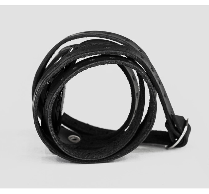 Leather cuff band compatible with Samsung and other Smart watches strap, Handmade UA code 2864