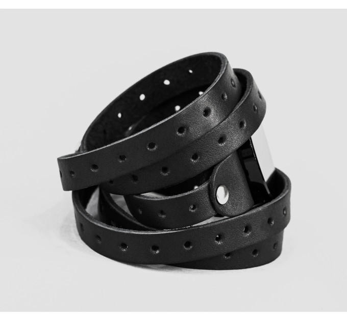 Leather cuff band compatible with Samsung and other Smart watches strap, Handmade UA code 2864