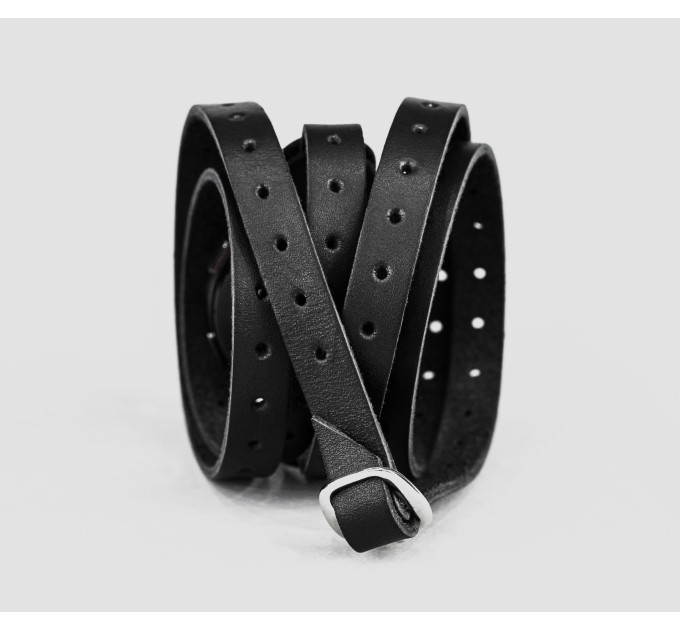 Leather cuff band compatible with Samsung and other Smart watches strap, Handmade UA code 2864