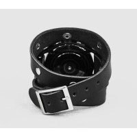 Leather cuff band compatible with Samsung and other Smart watches strap, Handmade UA code 2870