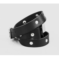 Leather cuff band compatible with Samsung and other Smart watches strap, Handmade UA code 2870