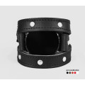 Leather cuff band compatible with Samsung and other Smart watches strap, Handmade UA code 2870st