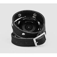 Leather cuff band compatible with Samsung and other Smart watches strap, Handmade UA code 2870st