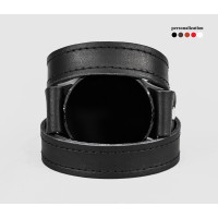 Leather cuff band compatible with Samsung and other Smart watches strap, Handmade UA code 2875st