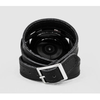 Leather cuff band compatible with Samsung and other Smart watches strap, Handmade UA code 2875st