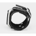 Wide leather band compatible with fitness watch Xiaomi Mi Band 3, 4, 5, 6 and 7 series, for men or women, code 2914