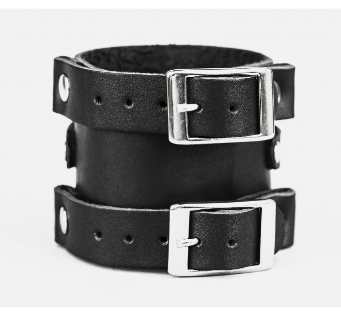 Wide leather band compatible with fitness watch Xiaomi Mi Band 3, 4, 5, 6 and 7 series, for men or women, code 2916