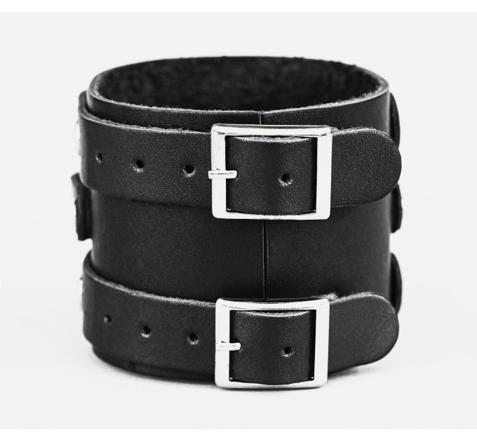 Wide leather band compatible with fitness watch Xiaomi Mi Band 3, 4, 5, 6 and 7 series, for men or women, code 2917