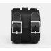 Wide leather band compatible with fitness watch Xiaomi Mi Band 3, 4, 5, 6 and 7 series, for men or women, code 2917