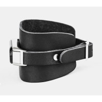 Leather band compatible with fitness watch Xiaomi Mi Band 3, 4, 5, 6 and 7 series, for men or women, Handmade UA code 2954