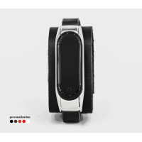 Leather band compatible with fitness watch Xiaomi Mi Band 3, 4, 5, 6 and 7 series, for men or women, Handmade UA code 2956 Leather band compatible with fitness watch Xiaomi Mi Band 3, 4, 5, 6 and 7 series, for men or women, Handmade UA code 2956