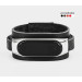 Leather band compatible with fitness watch Xiaomi Mi Band 3, 4, 5, 6 and 7 series, for men or women, Handmade UA code 2956