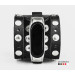 Wide leather band compatible with fitness watch Xiaomi Mi Band 3, 4, 5, 6 and 7 series, for men or women, Handmade UA code 2965