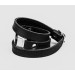 Leather double wrap band compatible with fitness watch Xiaomi Mi Band 3, 4, 5, 6 and 7 series, for men or women, Handmade UA code 2970st