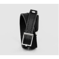 Leather double wrap band compatible with fitness watch Xiaomi Mi Band 3, 4, 5, 6 and 7 series, for men or women, Handmade UA code 2981st