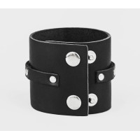 Leather cuff bracelet for men or women, code 3006