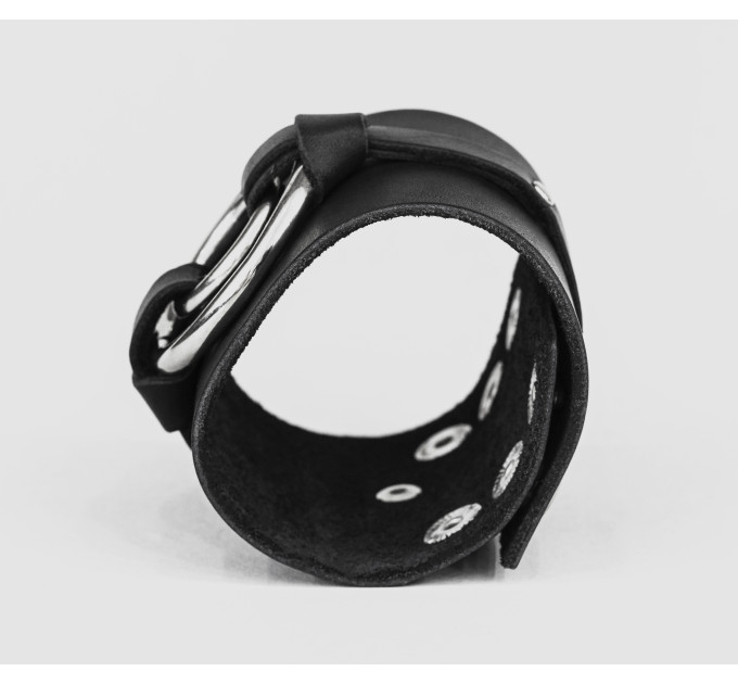 Leather cuff bracelet for men or women, code 3006