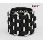 Leather cuff bracelet for men or women, code 3027