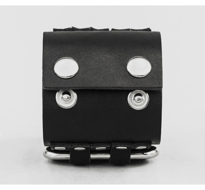 Leather cuff bracelet for men or women, code 3027