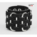 Leather cuff bracelet for men or women, code 3028