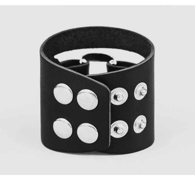 Leather cuff bracelet for men or women, code 3029