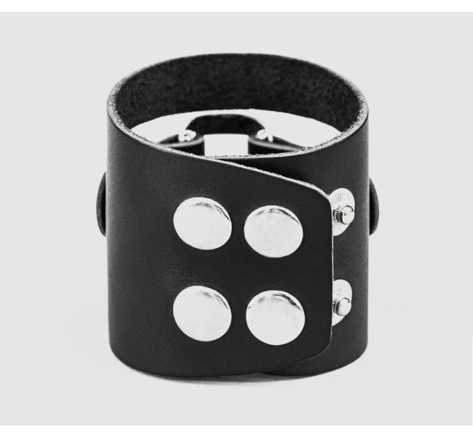 Leather cuff bracelet for men or women, code 3030
