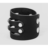 Leather cuff bracelet for men or women, code 3040
