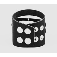 Leather cuff bracelet for men or women, code 3040