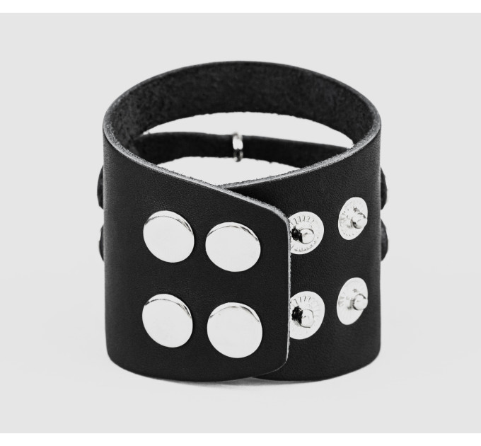Leather cuff bracelet for men or women, code 3040