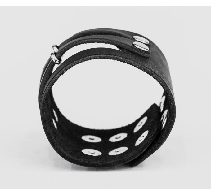 Leather cuff bracelet for men or women, code 3040