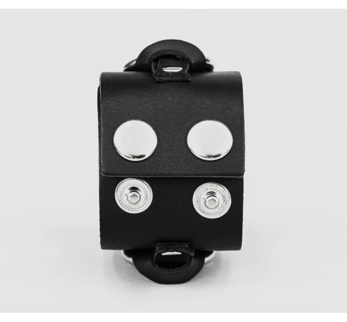 Leather cuff bracelet for men or women, code 3074