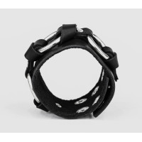Leather cuff bracelet for men or women, code 3074
