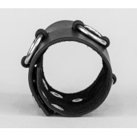 Leather cuff bracelet for men or women, code 3085