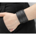 Leather cuff bracelet for men or women, code 3093