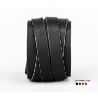 Leather cuff bracelet for men or women, code 3093