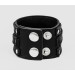 Leather cuff bracelet for men or women, code 3093st