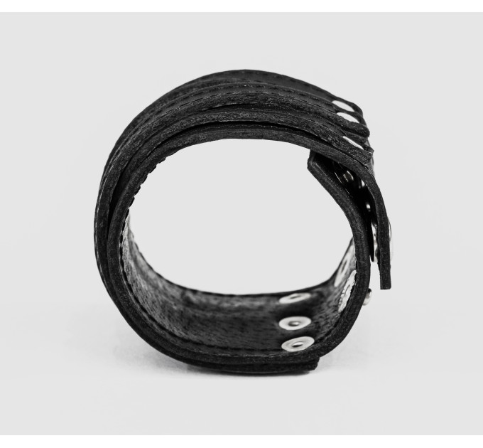 Leather cuff bracelet for men or women, code 3093st