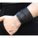 Leather cuff bracelet for men or women, code 3097