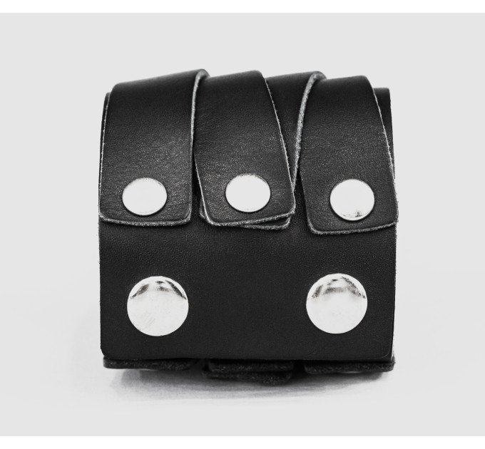 Leather cuff bracelet for men or women, code 3097