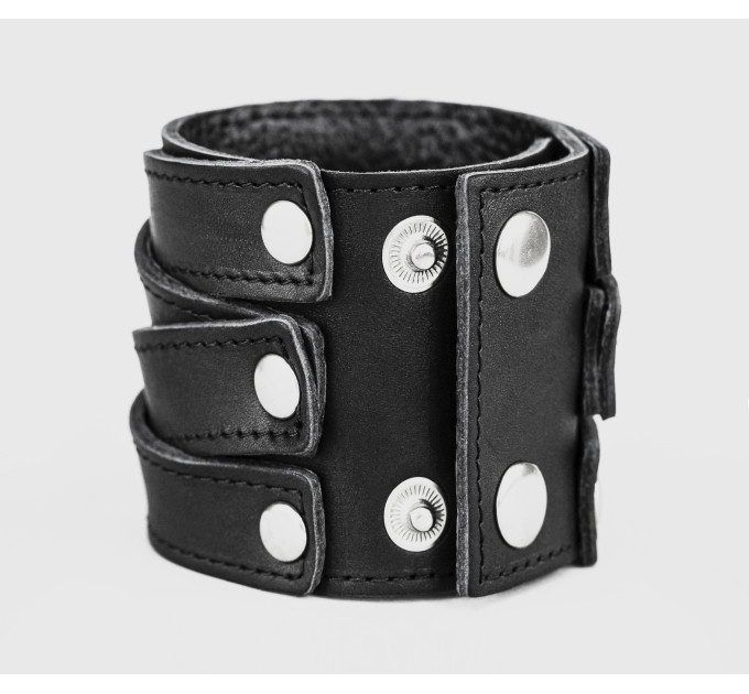 Leather cuff bracelet for men or women, code 3097st