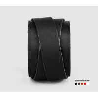 Leather cuff bracelet for men or women, code 3098